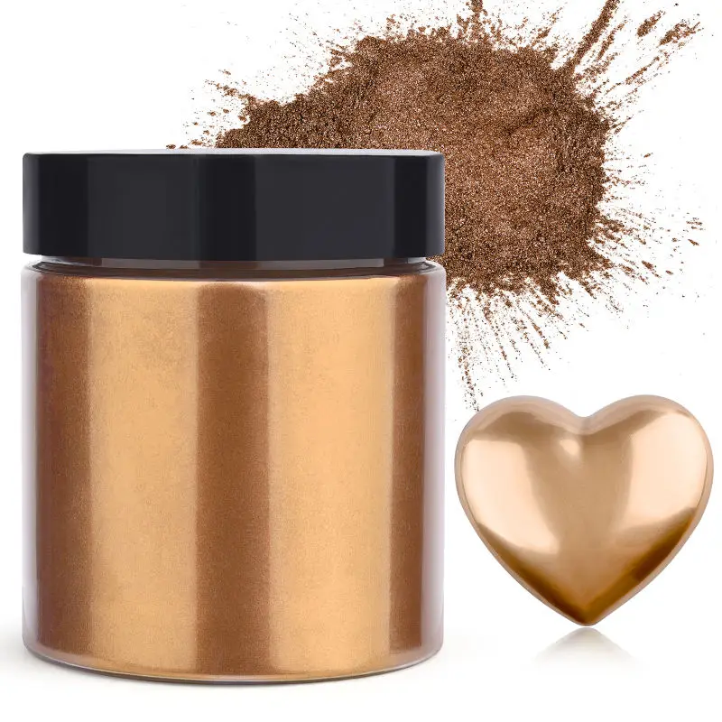 Resin Dye Opaque - 50g/Flasche Metallic Glitter Pulver Gold Silber