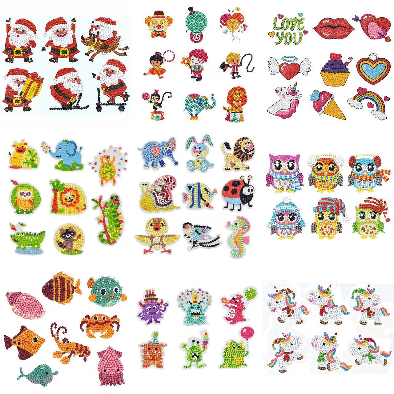 Resin Art Painting - Diamant Malerei Aufkleber 5d DIY Cartoon