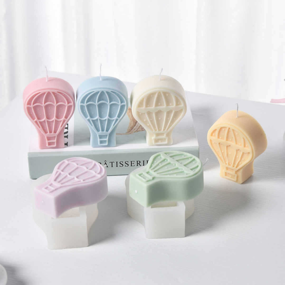 Resin Art Heat Gun - Heißluftballonform Kerze Silikonform DIY Ballon Design