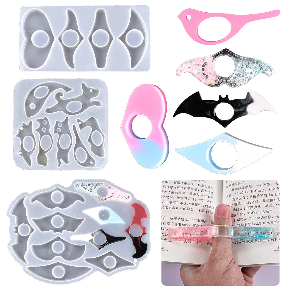 Resin Art Book - DIY Kristall Spiegel Silikon Form Multi-stil