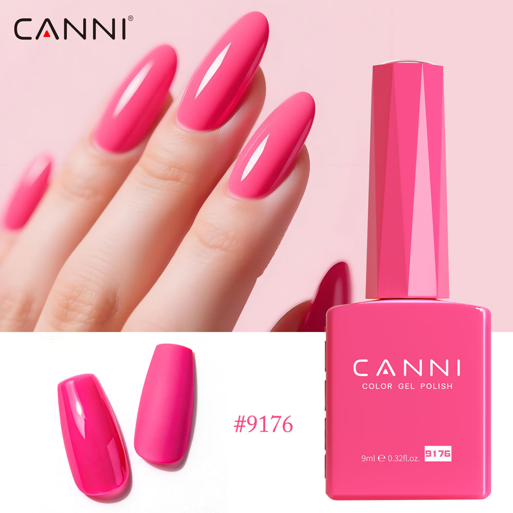 Resin Art Training - CANNI 9ml Nagel-Gel-Lack TPO-frei Sommer-Rosa Selbstnivellierend