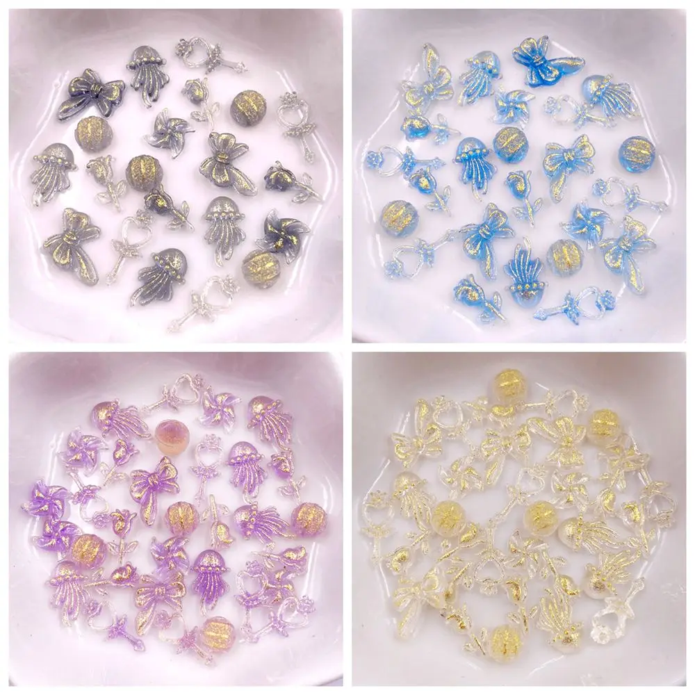 Resin Art Rose - 8g Harzmischung Glitzer Bunte Zauberstab Qualle