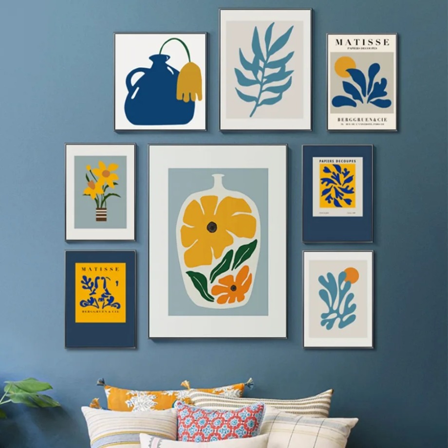 Resin Art Design - Henri Matisse Picasso Poster Drucke Blumenmarkt