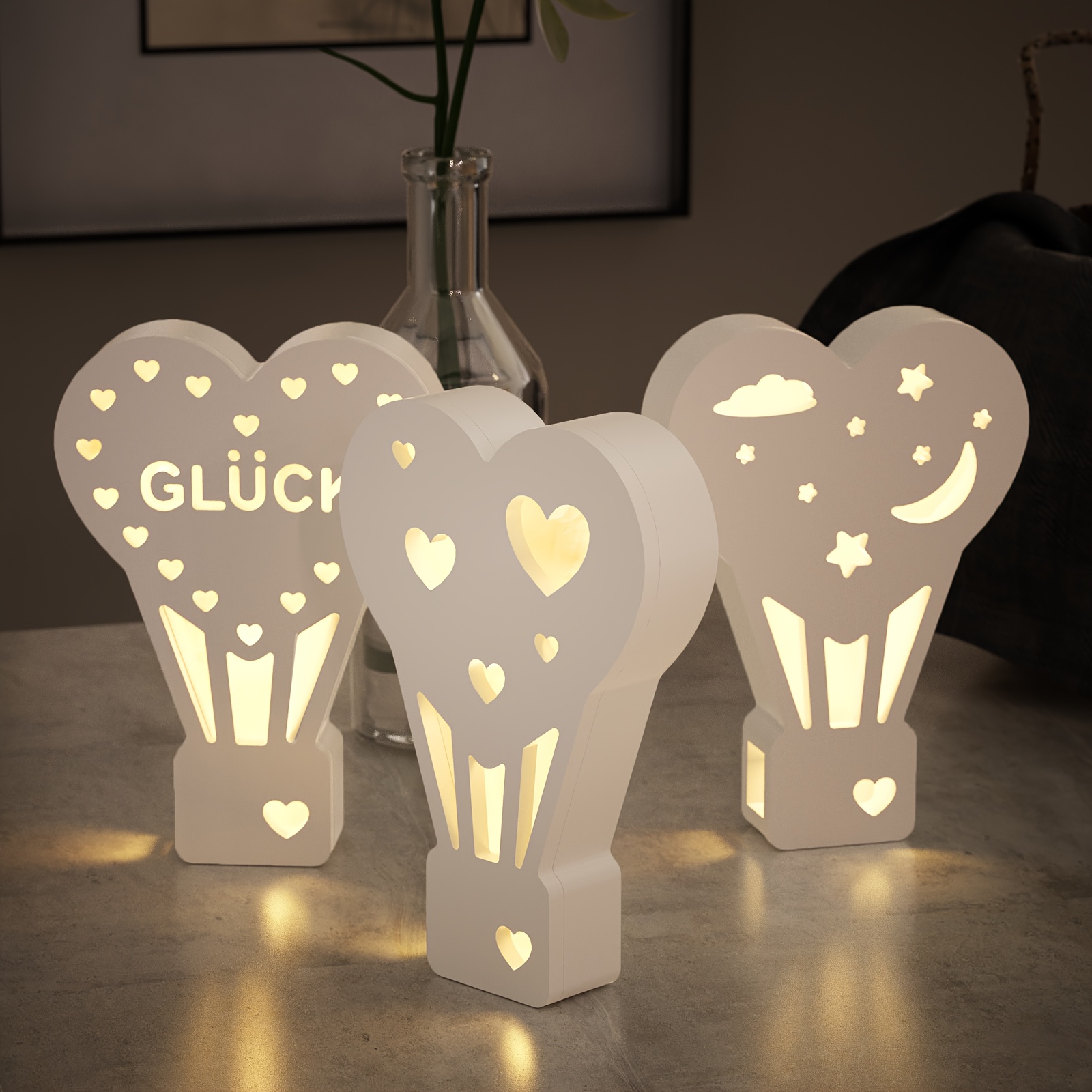 Resin Art Heat Gun - 5 Stück HONEY Heißluftballon-Silikonformen, geeignet für