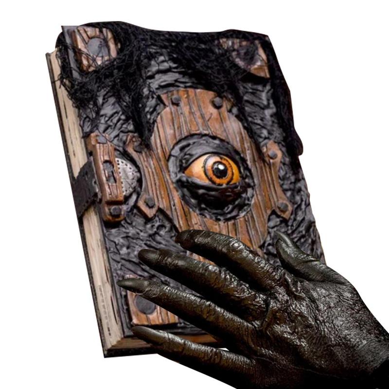 Resin Art Book - Buch des verdammten Halloween-Dekors realistisches Nekronomicon-Buch
