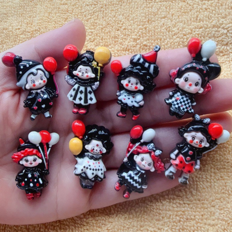 Resin Art Store - 12 Stück Joker-Ballon Kinder-Spaß Handgemachte DIY