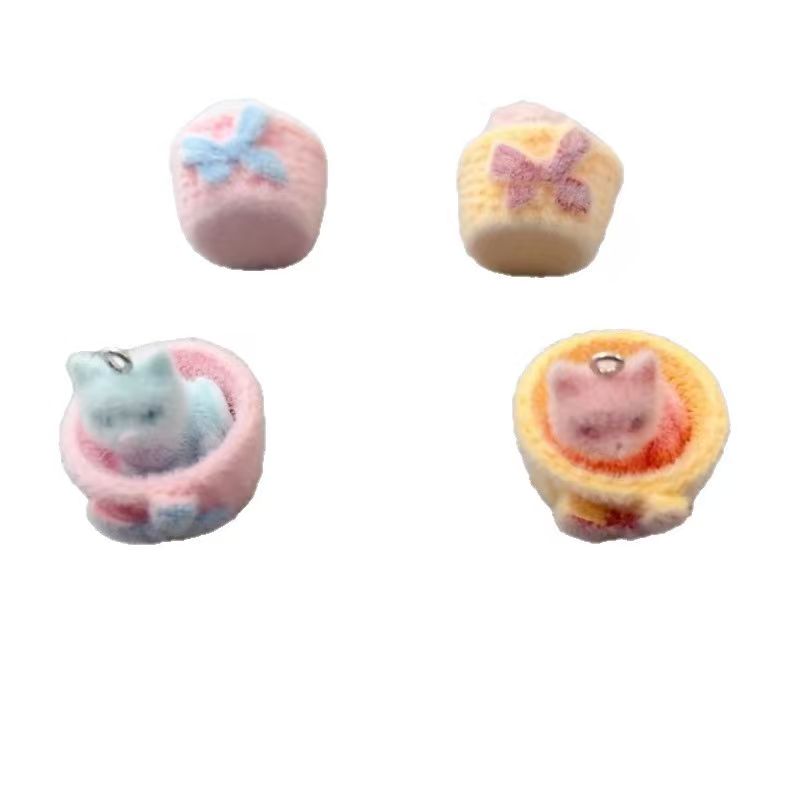 4 Stück 3D-Plüsch-Katzenanhäng – Resin Art Store Bewertung und Preis