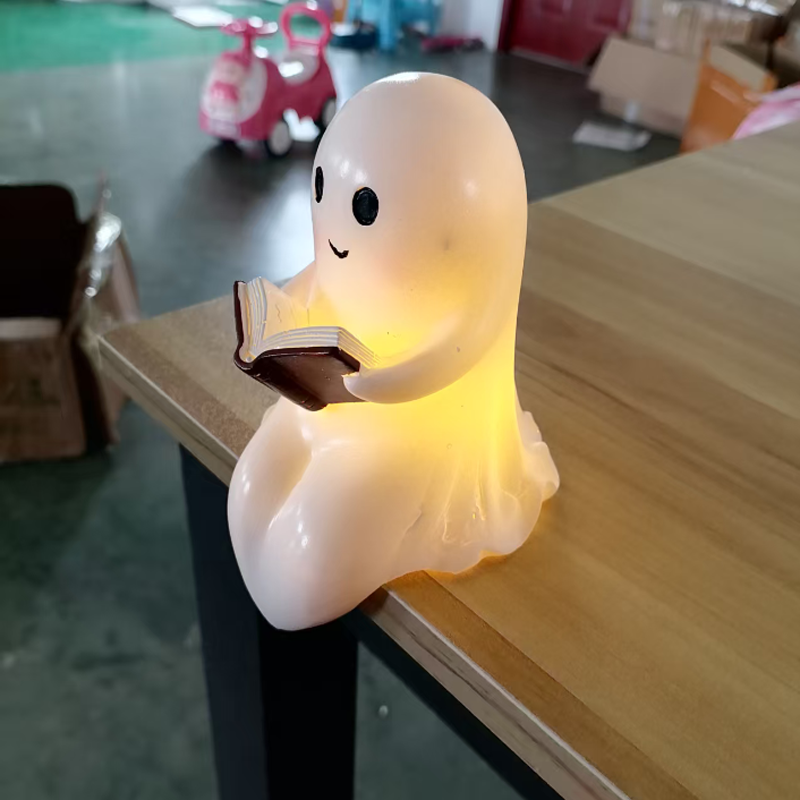 Neue süße Geister-Lesebuchlamp – Resin Art Book Bewertung und Preis