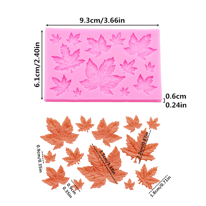 GJ-61 DIY Blatt Ahornblatt Sil – Resin Art Clay Bewertung und Preis
