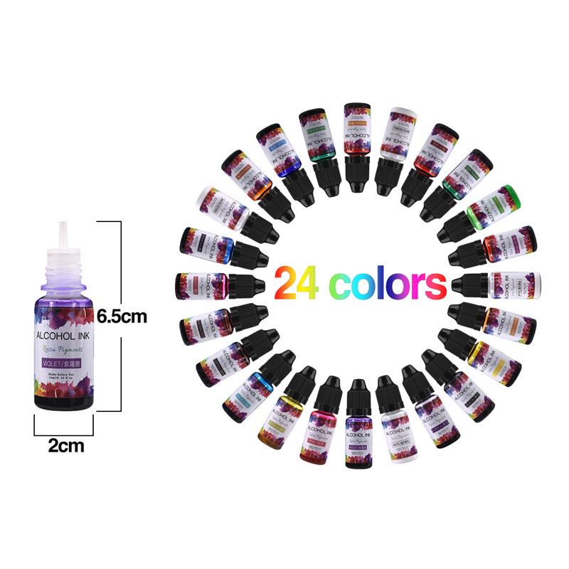 24 farbe/Set 10ml Harz Pigment – Resin Dye Opaque Bewertung und Preis