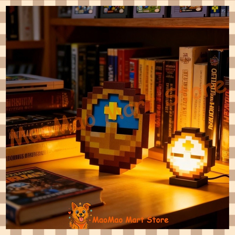 Schicke Retro-Pixel-Kunst-Stil – Resin Art Clock Bewertung und Preis