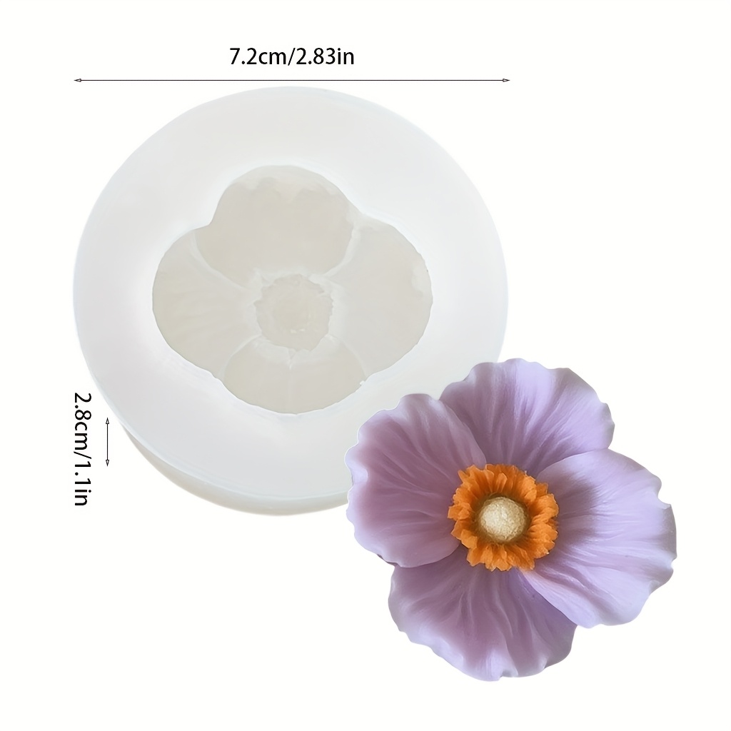 Blumen-Silikonform für Kerzen, – Resin Art Clay Bewertung und Preis