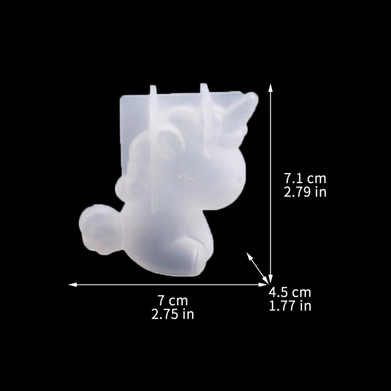 3D Geometrische Silikon Einhor – Resin Art Clay Bewertung und Preis