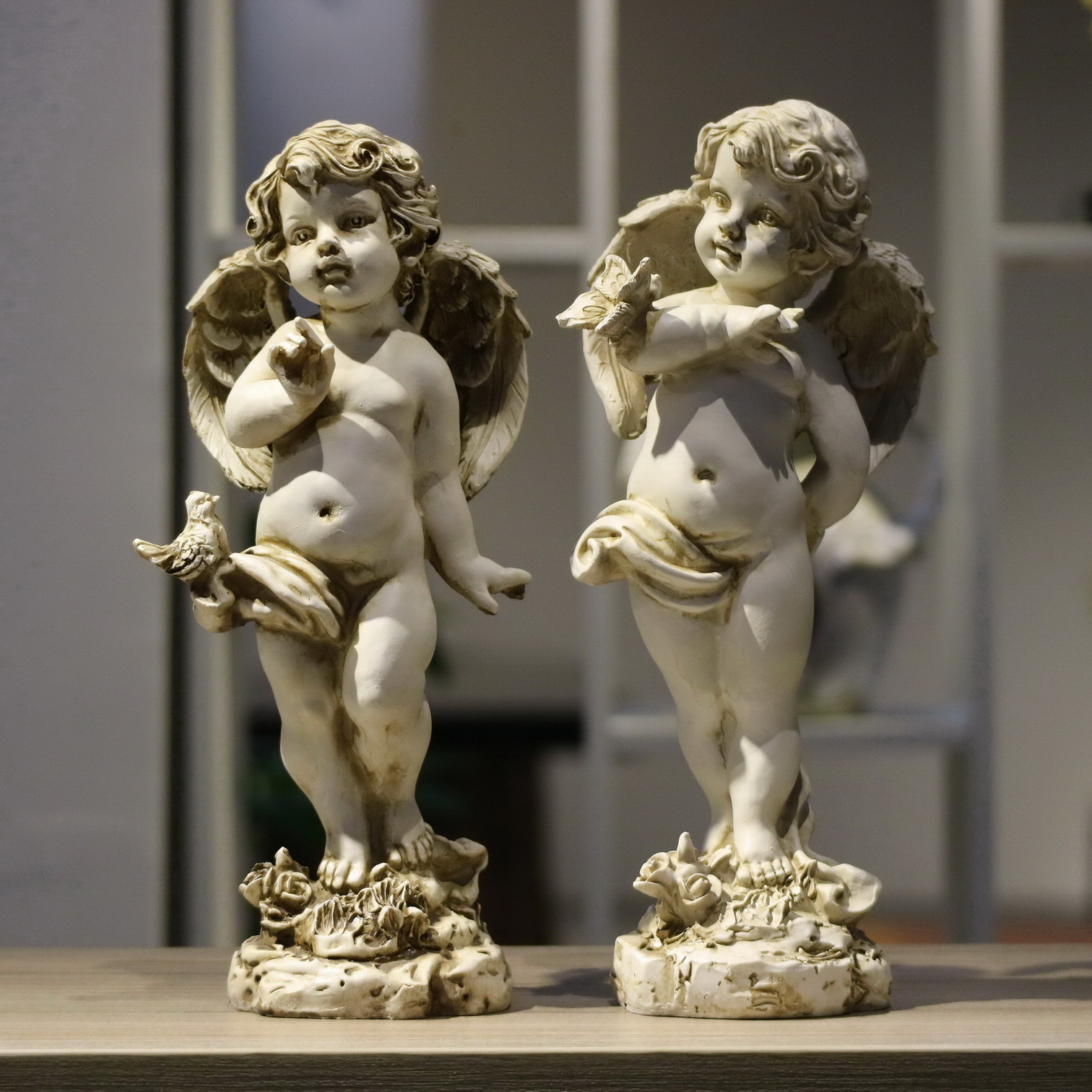 Retro-Engel-Figur aus Kunsthar – Resin Art Wedding Gift Bewertung und Preis