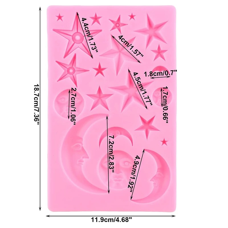 Sonnengesicht, Mond, Sterne, P – Resin Art Products Bewertung und Preis