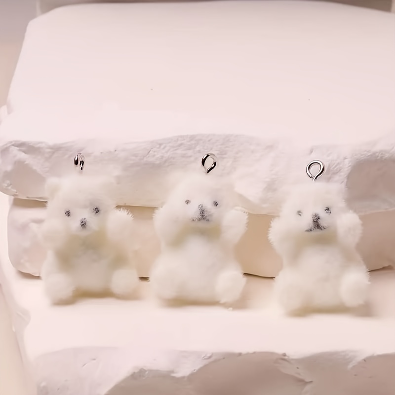 6 Stück Eisbär-Harzanhänger, W – Resin Art Products Bewertung und Preis