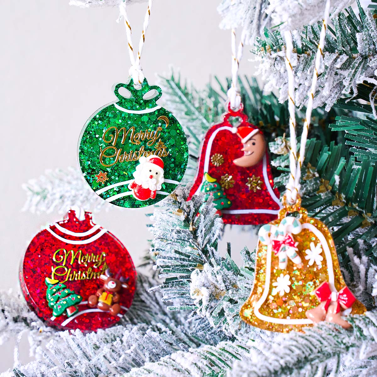 Weihnachten Tag Anhänger Silik – Resin Art Products Bewertung und Preis