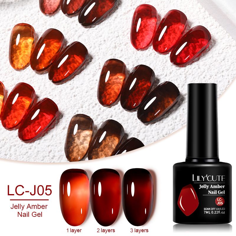 LILYCUTE 7ML Jelly Amber Gel N – Resin Dye Opaque Bewertung und Preis