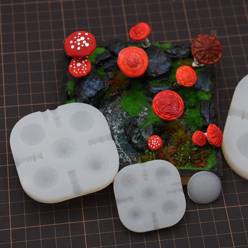 2 teile/satz Mini Pilz Silikon – Resin Art Clay Bewertung und Preis
