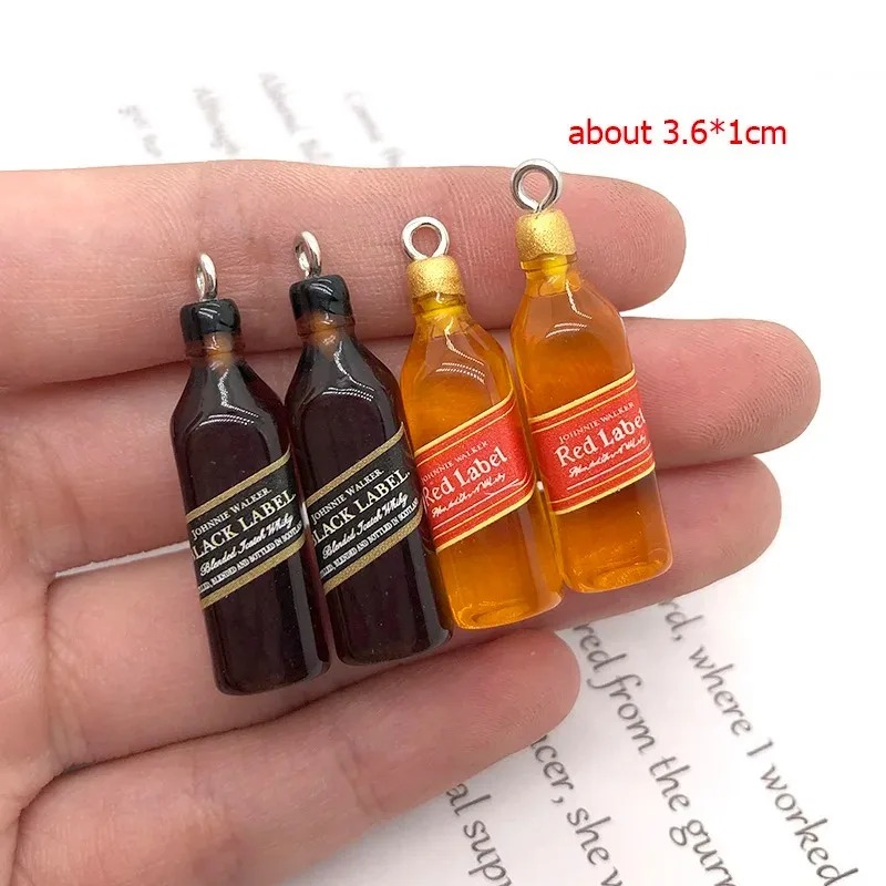 10 Stück kleine Weinbar-Flasch – Resin Art Pendant Bewertung und Preis