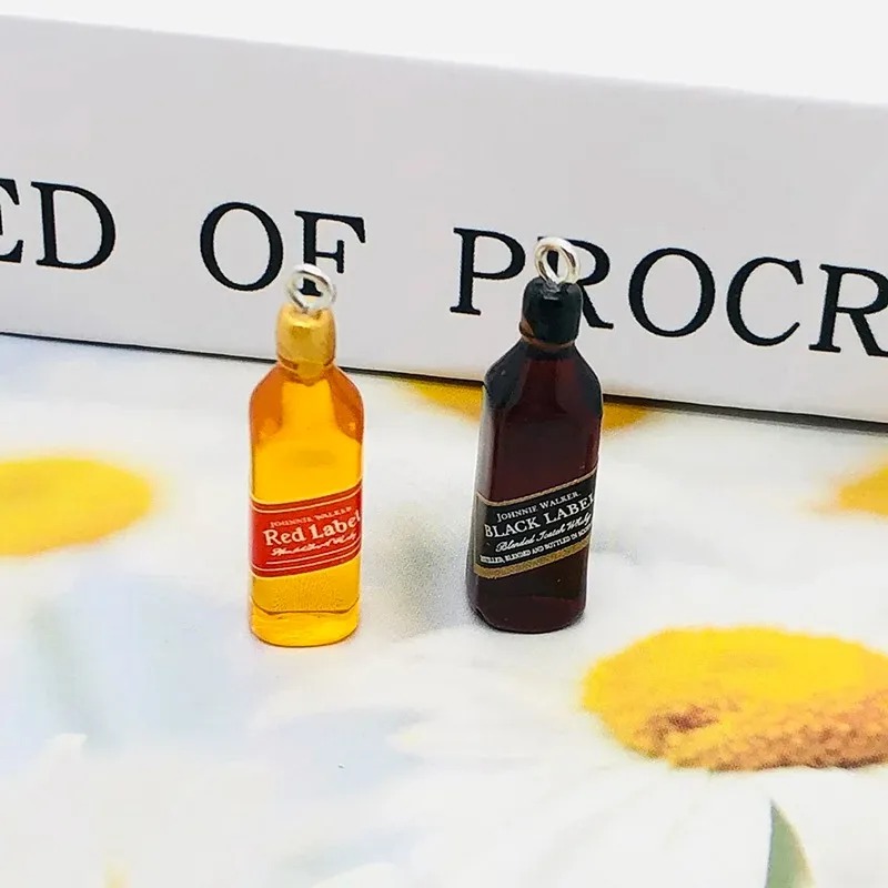 10 Stück kleine Weinbar-Flasch – Resin Art Pendant Bewertung und Preis