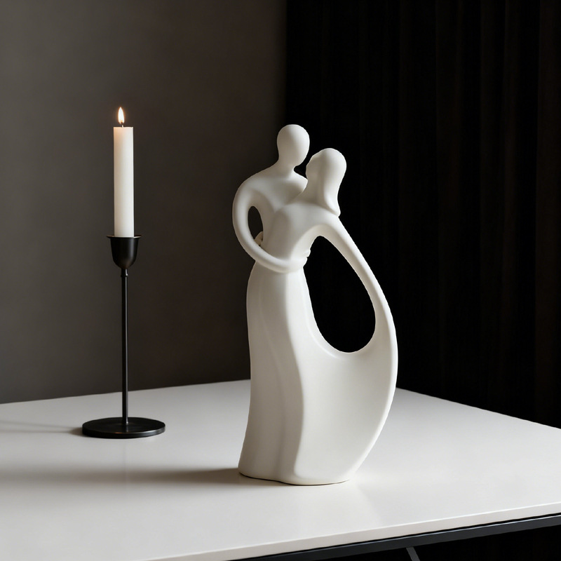 Nordische Keramik-Skulptur von – Resin Art Wedding Gift Bewertung und Preis