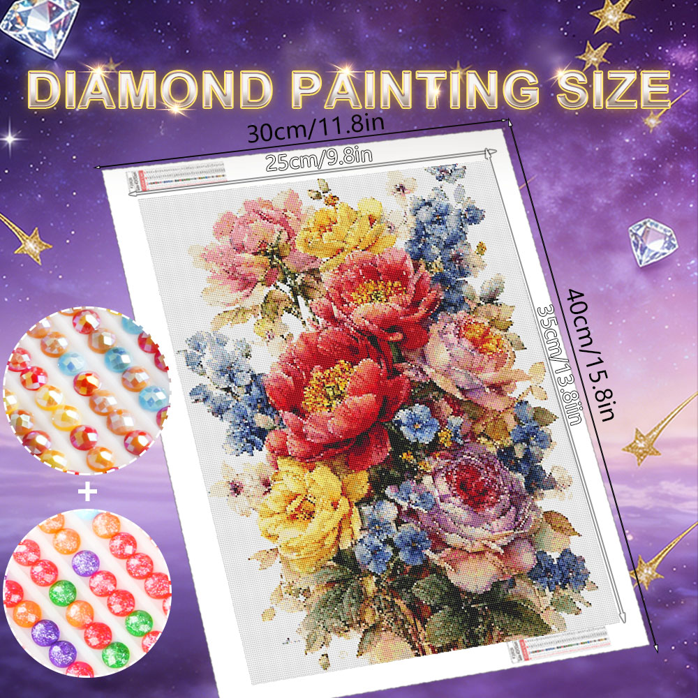 HUACAN Diamond Painting Set Bl – Resin Art Rose Bewertung und Preis