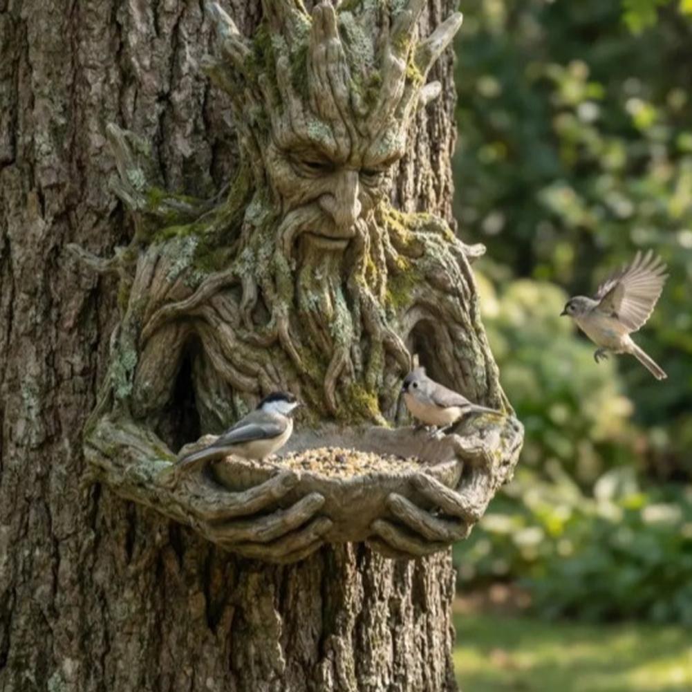 Am Baum montierter Vogelfutter – Resin Art On Wood Bewertung und Preis