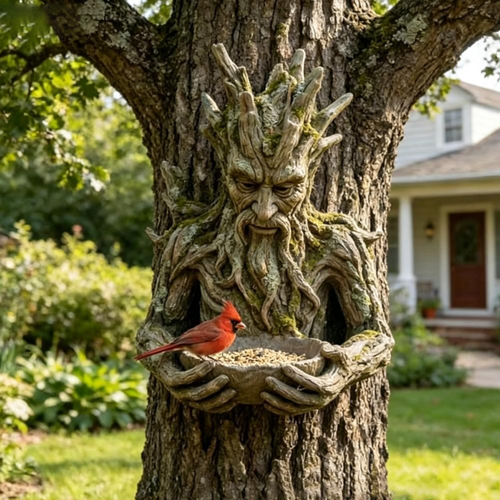 Am Baum montierter Vogelfutter – Resin Art On Wood Bewertung und Preis