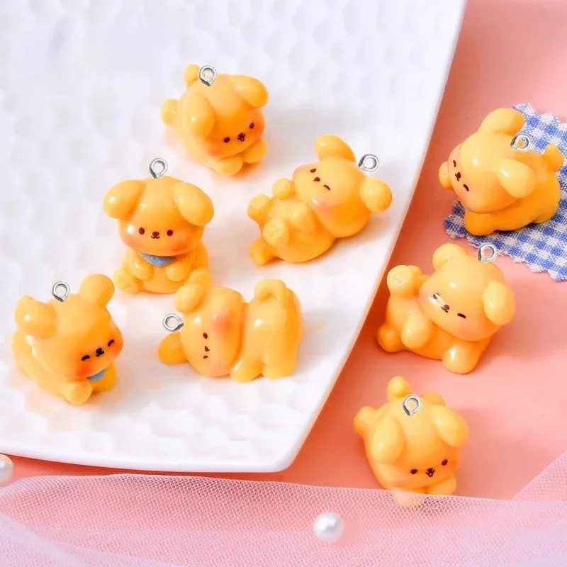 10 Stück Niedliche Cartoon-Hun – Resin Art Pendant Bewertung und Preis
