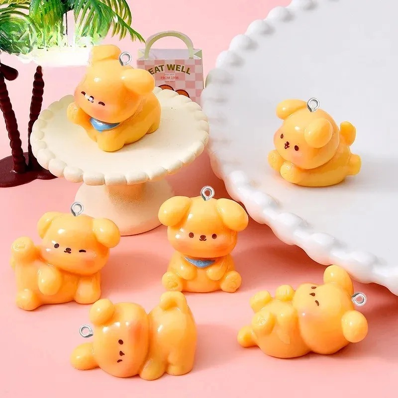 10 Stück Niedliche Cartoon-Hun – Resin Art Pendant Bewertung und Preis