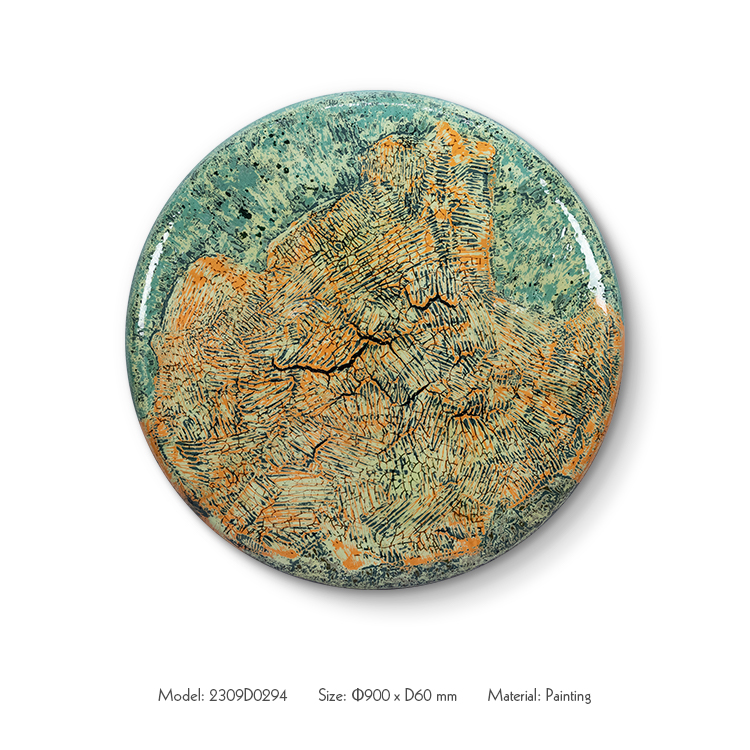 Modernes großes abstraktes han – Resin Art On Wood Bewertung und Preis